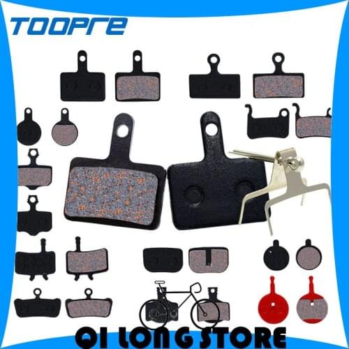 TOOPRE NO LOGO MTB Bicycle Bike Disc Brake Pads Copper Fiber Semi Metal for Shimano M446 355 395 BB5 SRAM AVID HAYES Magura ZOON