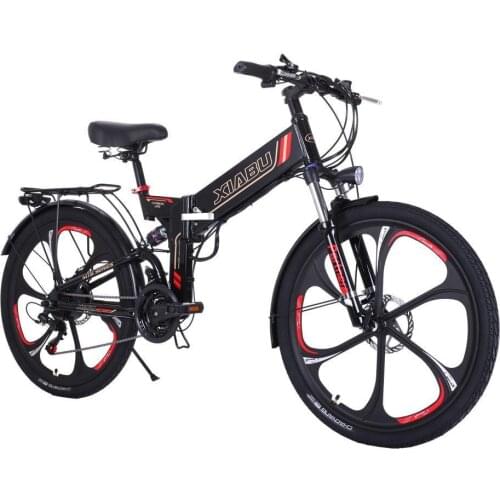 26'' Electric Mountain Bicycle Electric Bicycles With Cruise Control/Double Brake Speed 40KM/H Folding Electric Bike For Adults