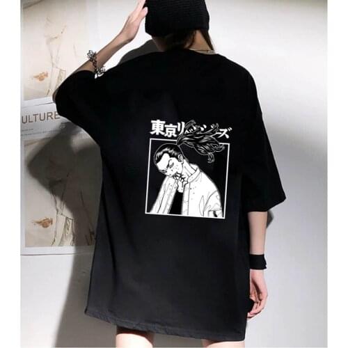 Anime Tokyo Revengers Printed Short Sleeve Men Women Harajuku Hip Hop Tees