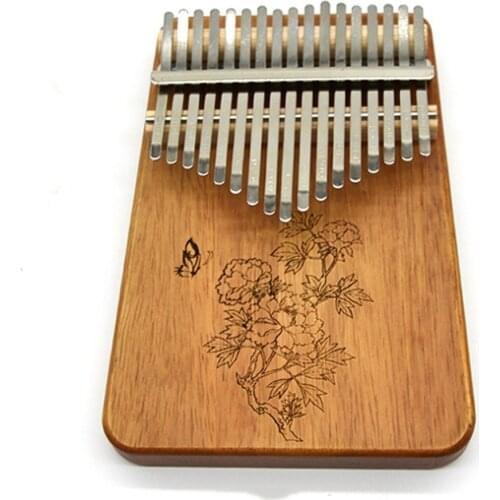 Good Quality Hot Sale Kalimba Musical Instrument Portable 17 Keys Acacia Thumb Piano Tune Hammer Kalimba mbira Keyboard