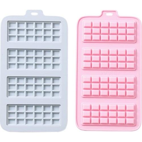 Kitchen Accessories Supplies Waffle Baking Mould Waffles Cake Chocolate Pan Silicone Mold Fondant Molds for Cake Decorating