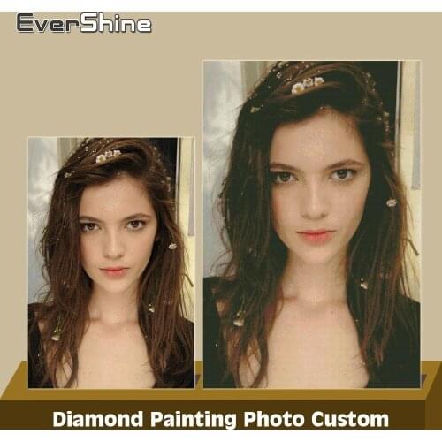 EverShine DIY Diamond Painting Photos Custom 5D Diamond Embroidery Full Square/round Mosaic Make Your Own Picture Of Rhinestone