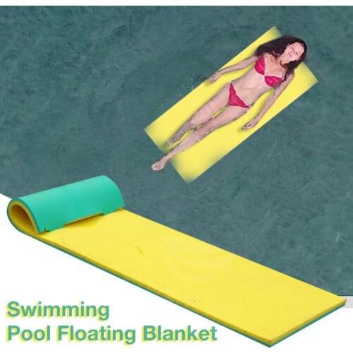 Pool Float Mat Swim Pool Pad 180x55cm 75kg Floating Mattress Cushion