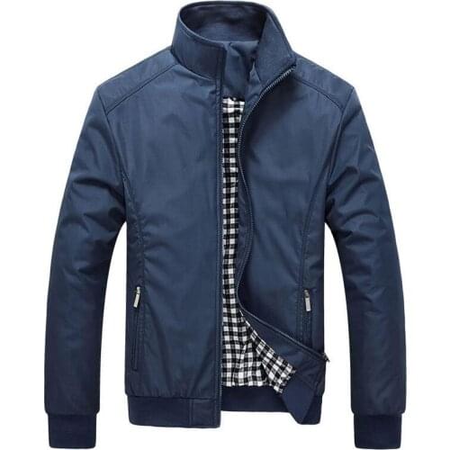 NEW Fashion Jacket Men Casual Sportswear Bomber College Jackets Plus Size 5XL Spring Tops Stand Collar Leisure Business Coats
