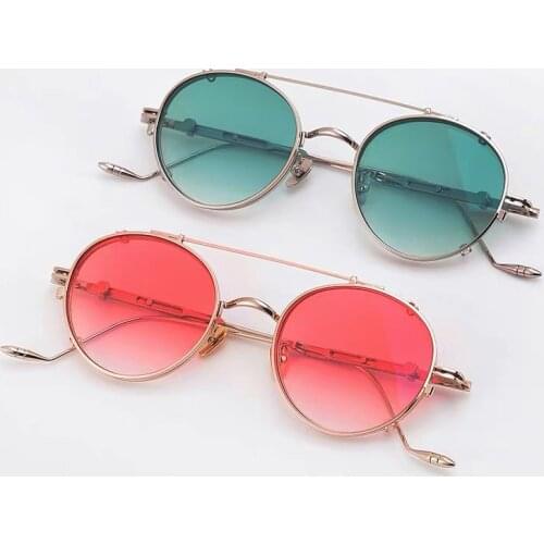 2021Prescription Eyeglasses Frame With clip korean Gentle DIPLO - THE CUB glasses men Women Round Myopia Optical Glasses Frame