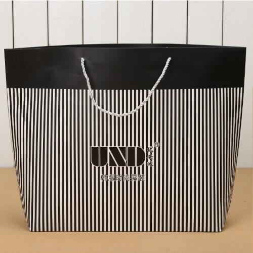 Wholesale Custom Size Personalized 1000 Pcs/ Gift Clothing Store Shopping Paper Bag Reusable Custom Logo Market Tote Kraft Bags