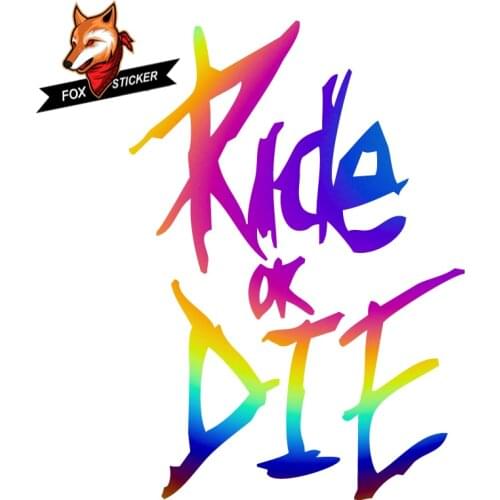 Ride or Die Sticker for Bicycle Frame Head Tube Bike Cycling Decal Helmemt Sticker