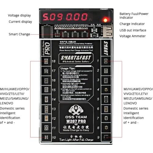 DIYFIX Phone Battery Board Plate Charging USB Cable Jig For Samsung Xiaomi Huawei Lenovo OPPO VIVO MEIZU Letv ZTE Circuit Test