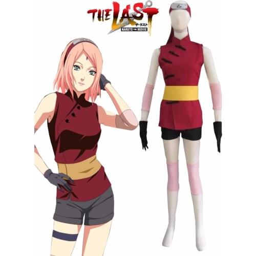 The last-Sakura Haruno Cheongsam Cosplay Costume Custom Made