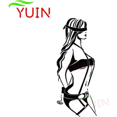 Provocative Sexual Abuse Desire Ladies Pop Art Style Car Sticker Cars Accessories Fashion Body Decoration High Quality Decal