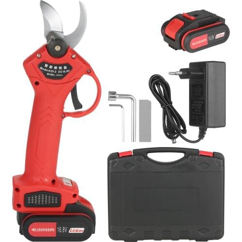 16.8V Cordless Electric Pruning Shears Pruner Garden Branch Trimming and Pruning Cutters with 2000mAh Rechargeable Battery