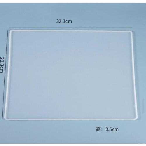 DIY large size square swing table silicone mold writing board hairpin board cutting board and other kitchen tools
