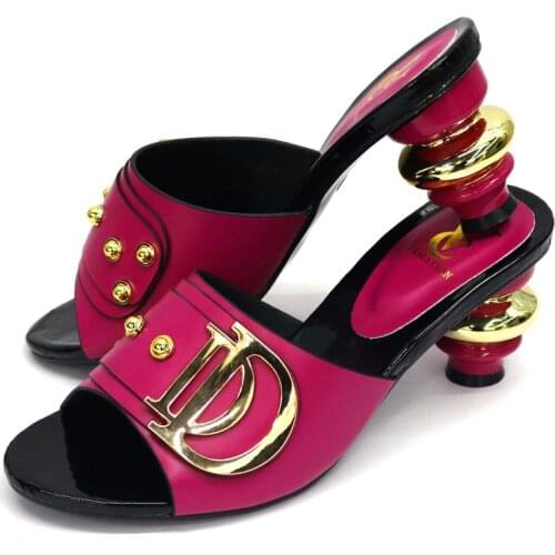 Summer Women Shoes Slippers Slides PU Shallow Thin Heels Outside Solid Square Toe Adult Black Size 37-43 New Fashion