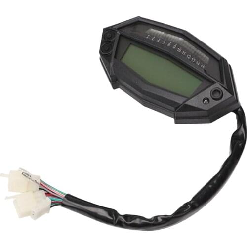 Brand New DC 12V LED Motorcycle Tachometer Odometer Speedometer Gauge