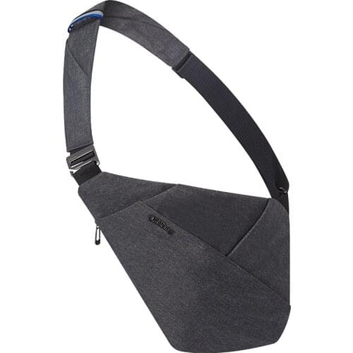 Digital storage bag mens canvas chest bag messenger waist bag multifunctional close-fitting one-shoulder anti-theft bag gun bag