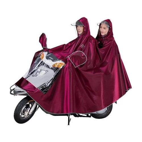 [TB07]Motorcycle electric battery bicycle raincoat waterproof single double increase thickening riding men and women tram poncho