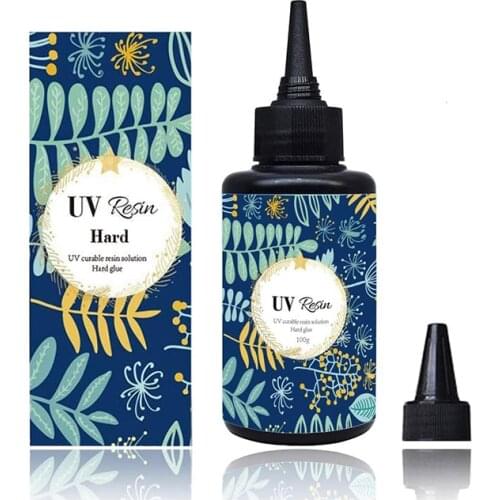 UV Resin Glue Hard Clear UV Resin For Jewelry Making Quick Drying UV Epoxy Resin For Resin Product Craft DIY Christmas Gift