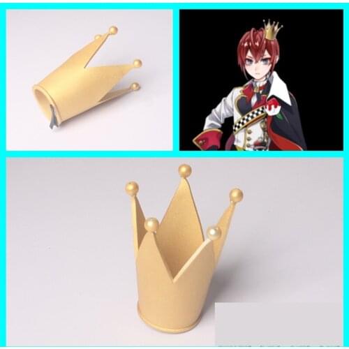 Twisted Wonderland Riddle Rosehearts Cosplay Crown Headwear Halloween Carnival Cosplay Costume Accessory Props