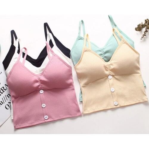 2021 New Sexy Push UP Bra Woven Wrapped Top Underwear V-Tie Bra Pad Wireless Sports Bra 2020 Bra Women Vest