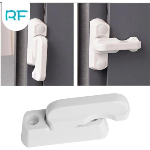 1PCS Plastic+Stainless Steel+Zinc Alloy UPVC Child Safe Security Window Door Sash Lock Safety Lever Handle Sweep Latch R-F
