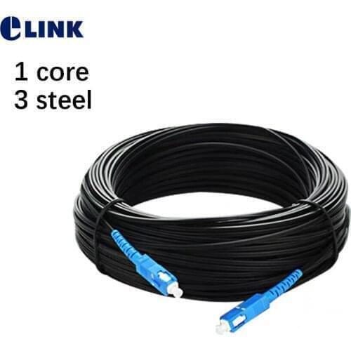 150m 1 Core Outdoor SC simplex FTTH drop patch cable SC singlemode ftth patchcord fiber optic jumper cable IL