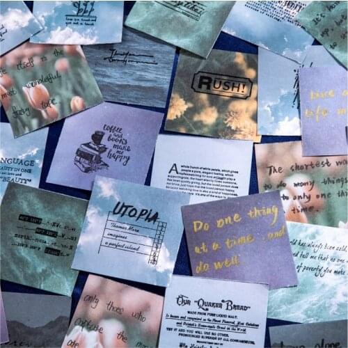 30 Pcs Decorative Diy Craft Paper Nature Notes Notepad Material Background Collage Paper Junk Journal Diary Planner Scrapbooking