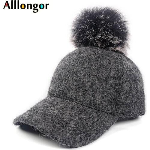 Женские шапки с помпонами Alllongor China At AliExpress