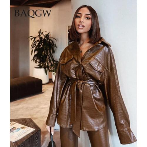 BAQGW Women's Leather Jackets