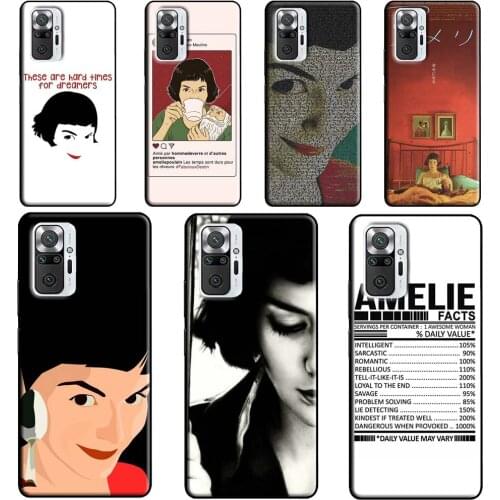 Amelie Movie Poster Case For Xiaomi Redmi 9 9T 9C 8A 9A K40 Phone Cover For Redmi Note 10 9 Pro Note 8 8T 9S