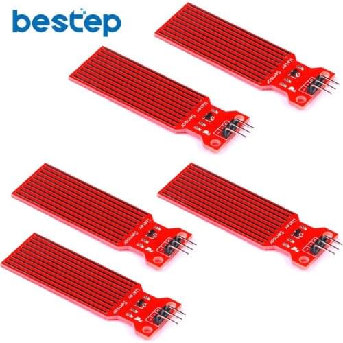 5PCS Water Level Sensor Liquid Water Droplet Depth Detection Sensor for Arduino