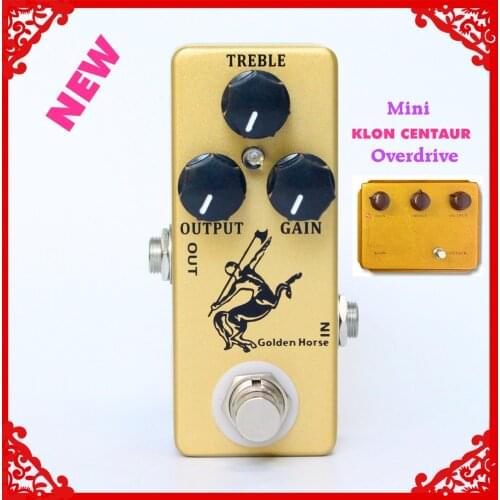 Golden Horse Guitar Effect Pedal Overdrive/Boost- and true bypass