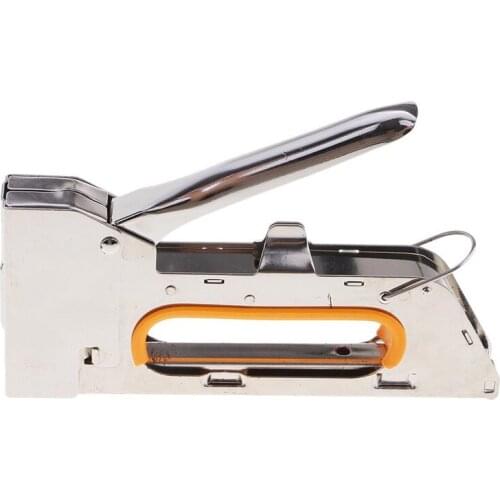 Quality 4/6 /8MM Heavy Pistol Gun Furniture Stapler For Frame paper Window Staples Woodworking Nail Gun Upholstery Framing Rivet