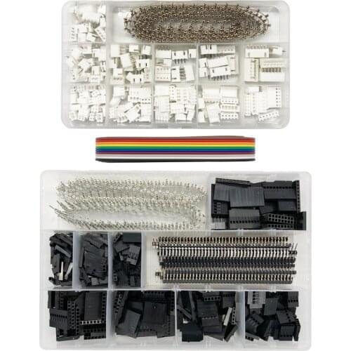 DuPont Connector Terminal Set XH2.54 SM Plug Spring Clamp For JST ZH1.5 2.0PH 2.5XH EH SM 460PCS/1550PCS Boxed Kit