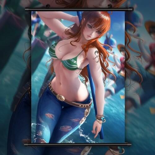 One Piece Nami Anime manga wall Poster Scroll