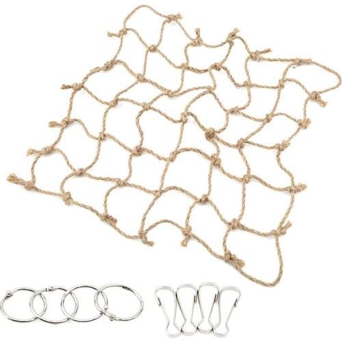 Hot Rope Net Pet Parrot Bird Chew Play Climbing Chewing Toys Swing Hammock Toy With Hook Hanging Pet Birds Supplies Newest