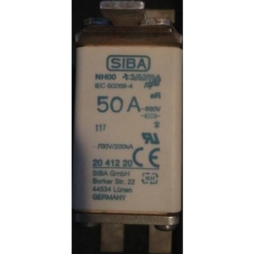 Fuses: NH00 50A 690V/700V 200KA 2041220 aR / NH00 40A 690V 2041220 / NH00 160A 690V/700V 200KA 2041220 aR