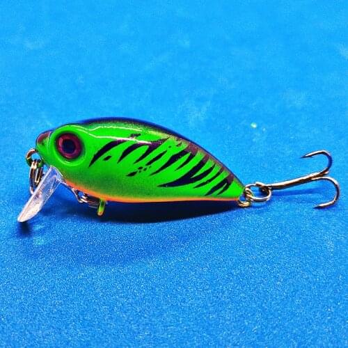 DHYJSFDC 1 PCS Minnow Fishing Lure 40mm 3.5g Crankbait Hard Bait Topwater Artificial Wobbler Bass Japan Fly Fishing Accessories