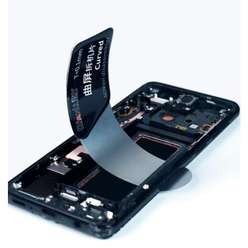 Curved Screen Disassembler Pry Opening Tool Ultra Thin Steel Card for Phone Broken Screen Electronics Glue Removal Screen Repair