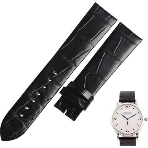 WENTULA watchbands for STAR U0108736 36969 alligator skin /crocodile grain watch band man