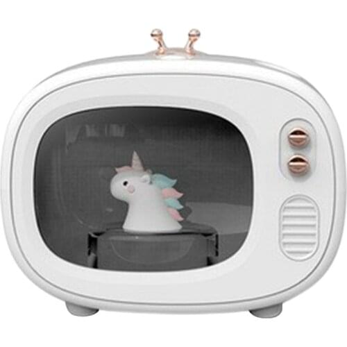 Cute Pet TV Humidifier USB Rechargeable Creative Mute Spray For Home Bedroom Dormitory Purify The Air