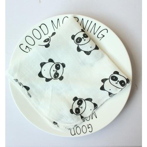 Newborn Muslin Gauze Saliva Towel Waterproof Anti-dirty Infant Handkerchief Bib Thin Cotton Baby Bibs Square Scarf 28*28MM 0-3T