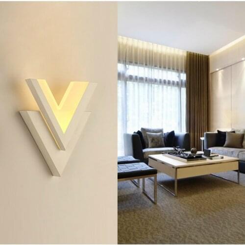 Modern Led Wall Lamp Nordic Minimalist Lighting Indoor Sconce Bedside Living Bedroom Child Bathroom Fixtures Indoor Decor Light