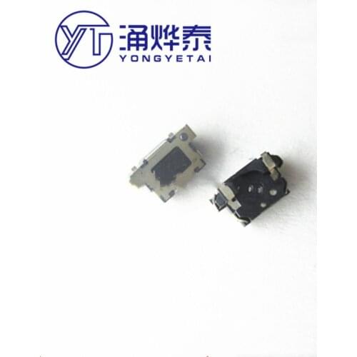 YYT 10PCS SKSNLAE010 light touch switch 2 PIN sinking plate mobile phone side button micro-motion SMD