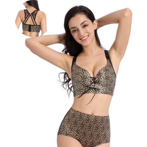 Before fashionable seamless sex appeal bind girlish underwear to push up underwear beautiful back bow-button female big bra set