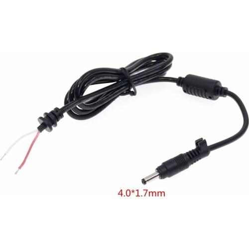 1.2M DC Repair Cord DC 4.0mm*1.7mm Notebook Power Adapter Cable For Asus Sony Laptop