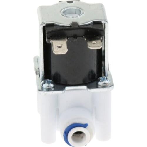 1/4 Inch 12V Inlet Feed Water Solenoid Valve N/C Normally Closed For RO System