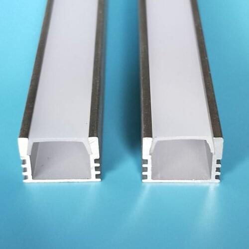 Free Shipping 16x12mm led aluminum profile for led bar with milky PC cover extruded led aluminum profile 2.5m/pcs 120m/lot