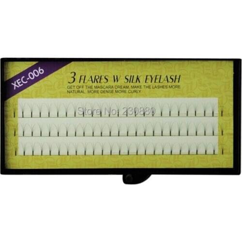 2 Pcs Hot Hot factory price 3 flare W eyelash extension / 3 flare W eyelash extension from korea by free shipping