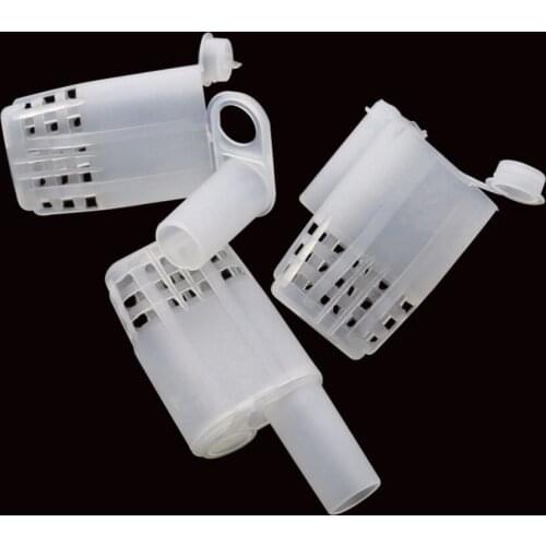 30Pcs White Safety Beekeeping Tools Plastic Bee Queen Cage Beekeeping Supplies Tools