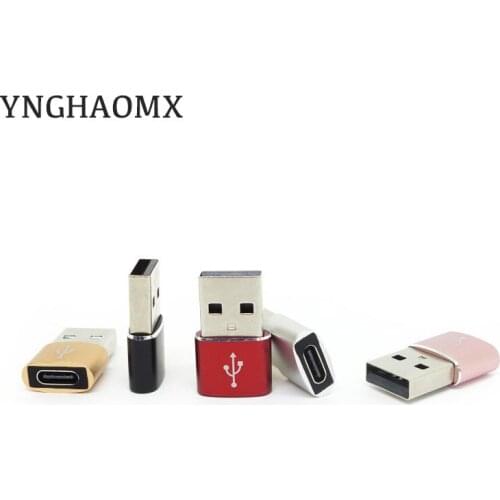 300pcs/lot USB To Type-c Converter Adapter USB 2.0 Adapter Plug Portable Mini Computer Phone Adapter Mobile Phone Converters